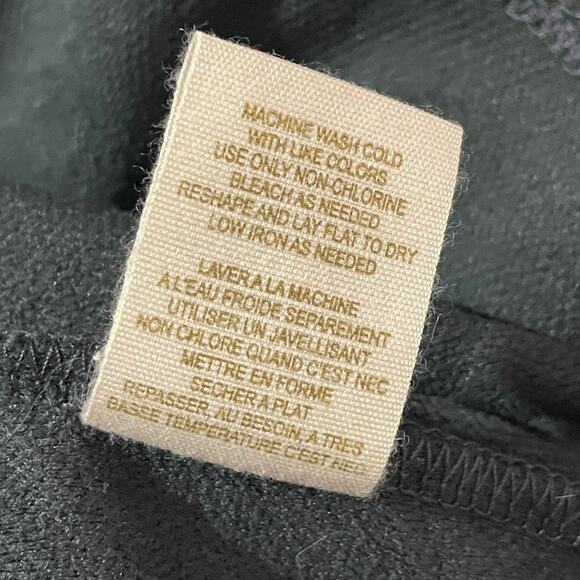 Free People Zig Zag Bodycon Dress - Washed Black - Large - Picture 11 of 13